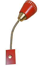 Lampe Murale Des Années 50 Avec Bras Flexible Et Abat-Jour En Tissu, Top