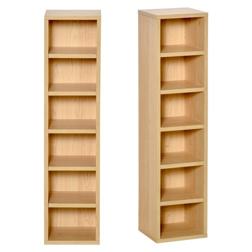 Homcom rangement pour et - rangement, cd