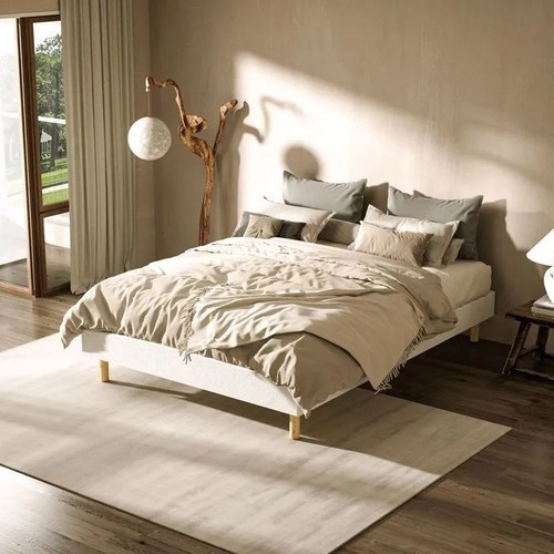 Lit double sommier tapissier - lit,