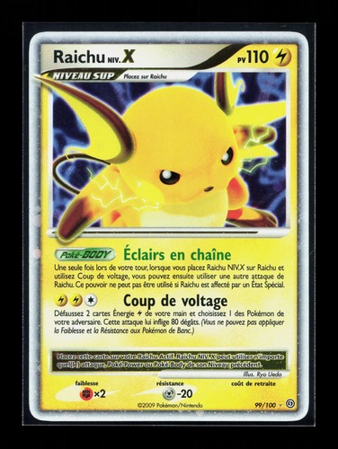 Carte pokémon raichu - pokémon,
