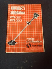 Livret Utilisatiln Iseki Shindaiwa Dyb201 Dyb202