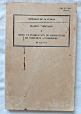 TM 21-300 Choix et Instruction du Conducteur de Véhicules Automobiles Mai 1944