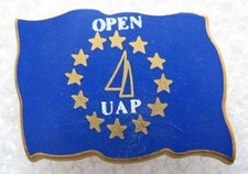 Pin's OPEN UAP Drapeaux Europeen Starpin's Bateau Voilier #B3