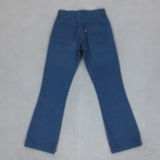 Chino Flare Lin Vintage Y2K Levi's 525 Sta Prest W28 L32 Bleu Infroissable Loose