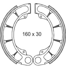 Mâchoires de Frein Arrière
