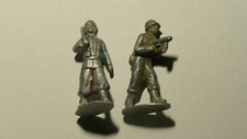 SOLDAT QUIRALU MILITARIA/1 SOLDAT AMERICAIN GI + 1 SOLD SPAHI 1/32 éme ALUMINIUM