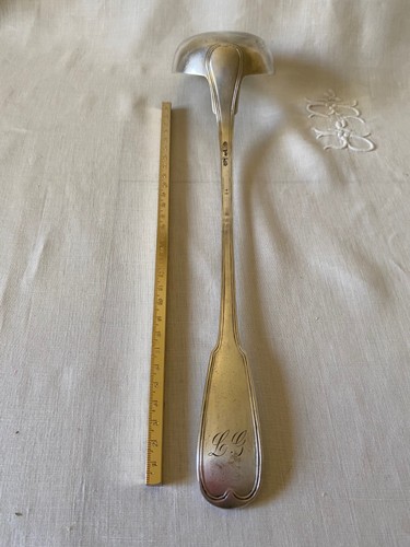 Superbe rare louche en - &,