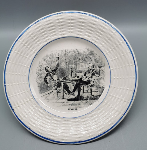 Assiette parlante les mois - assiette,