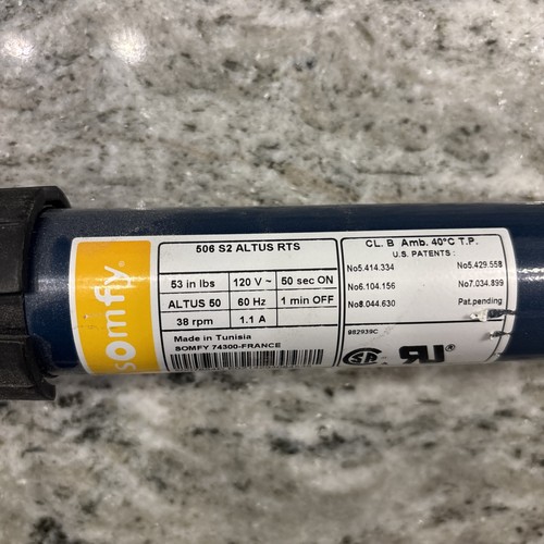 Somfy lt50 120v 60hz 1amp - somfy,
