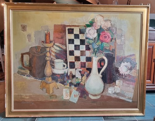 Huile sur toile stantina - –,
