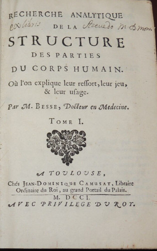 Anatomie médecine besse - , j.