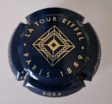 Capsule De Venoge tour eiffel 2024. bleu noir et or. Rare 
