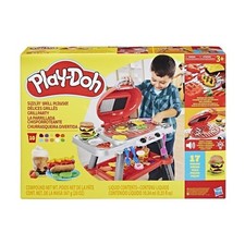 PlayDoh Délices grillés BBQ factice, coffret de pâte a modeler avec sons et lumi