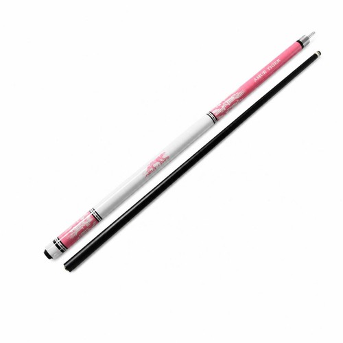 Queue billard rose blanc - queue, de