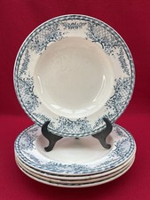 5 Assiettes Creuses Longwy