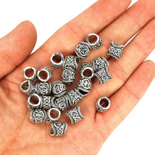 Grandes perles barbe - perles, de