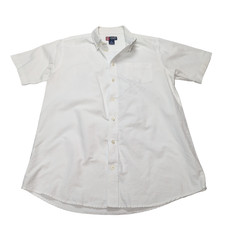 Chemise CHAPS blanche manches courtes taille S #19e