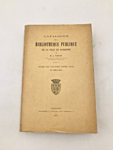 Tissier catalogue de - j.,
