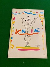 Programme Cirque - Cirque National Suisse Frères KNIE - 1985