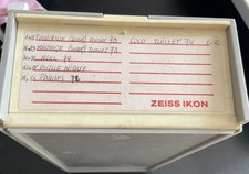 Boîte ancienne diapositives