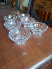 6 coupelles A Dessert En cristal D Arque