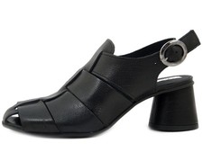 Sabot Pour Femme En Cuir Noir