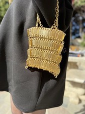 Sac a main Vintage Doré