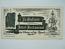 Carton Hôtel Restaurant La