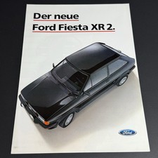 FORD FIESTA XR 2 / 4p folder brochure / 1983 DE German