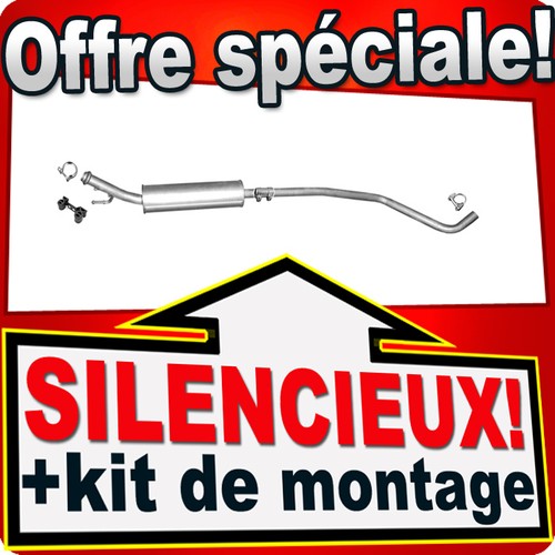 Silencieux intermédiaire pour - silencieux,