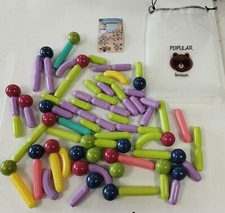 Bloc Construction Magnetique Enfant 98  pcs Jeux éducatif magnétique 3D/EB08