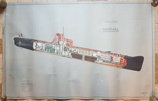 LITHOGRAPHIE Y MARESCHAL LE NARVAL SOUS MARIN 