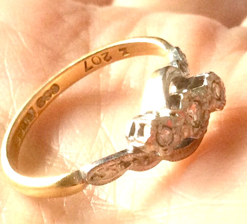 Ancienne bague tourbillon - ancienne,