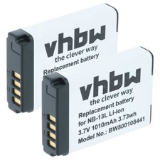 2 Batteries pour Canon