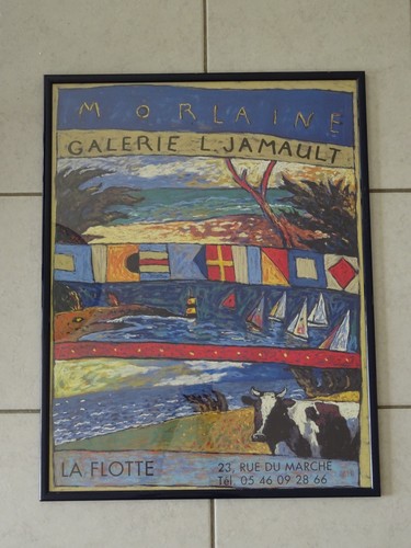 Grande affiche encadrée expo