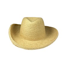 Chapeau a bord cowboy paille cousu a garnir pour modiste Taille 57