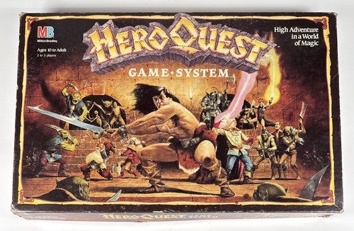 Heroquest board game 1989 - game,