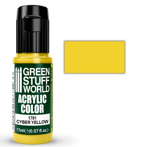 Peinture maquette cyber yellow - cyber,