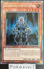 Carte YU-GI-OH! GRAND MASTER OF THE SIX SAMURAI RA03-EN174 PSR NEUF