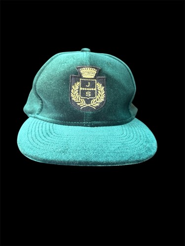 Casquette velours vert - en,