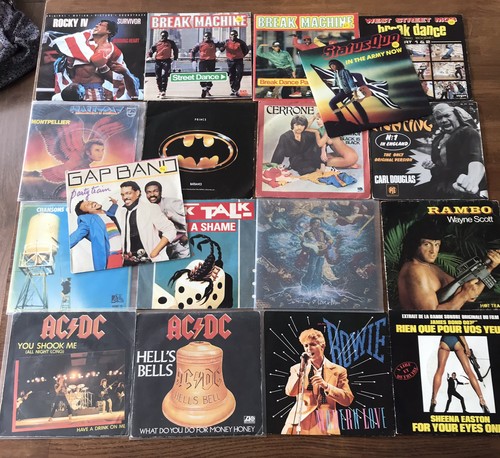 Disques tours vinyles - 45,
