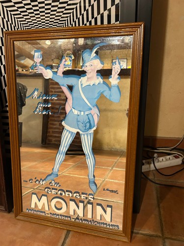 Miroir publicitaire bar - publicitaire,