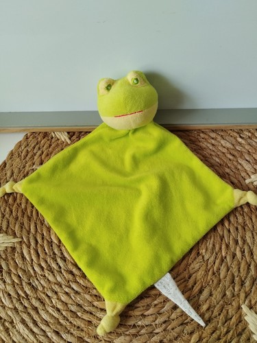 Doudou plat grenouille crapaud