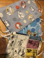 Adult Washable Face Mask Handmade Disney Minnie Mouse Nemo Princesses And More