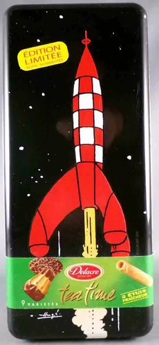 Tintin boite à gâteaux - tintin,