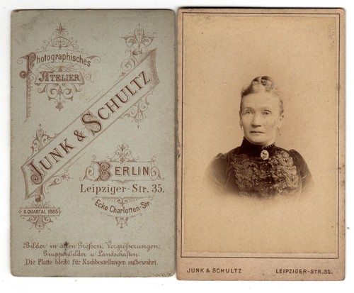 Cdv 1860 femme - , allemande