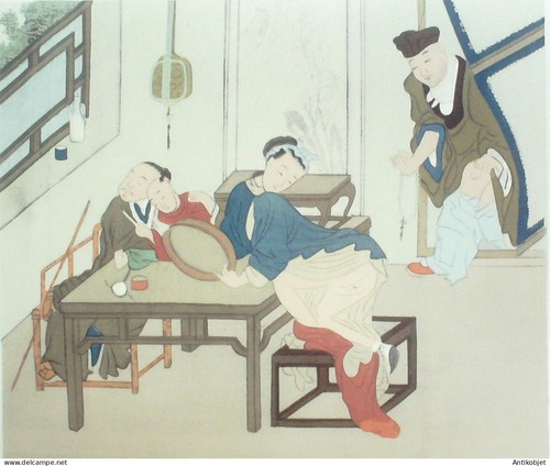 Estampe chinoise claude - estampe,