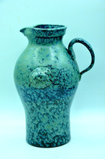 Pichet à eau broc vase bleu