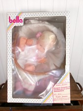 POUPEE poupon étanche BELLA  CALIN PANIER BOITE D'ORIGINE 40CM Made in FRANCE