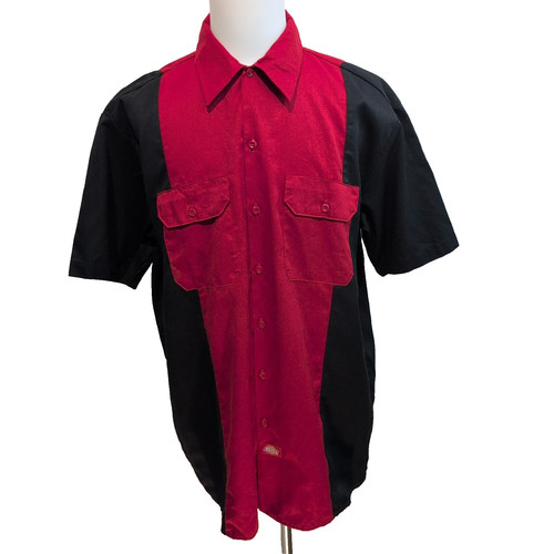 Chemise dickies rouge noir - chemise,